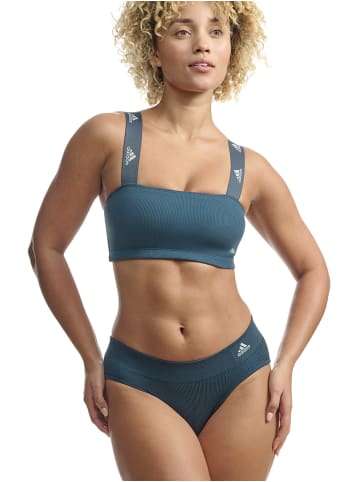 adidas Bustier Bandeau in mineral green