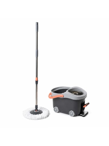 relaxdays Wischmopp-Set in Grau - 16 l