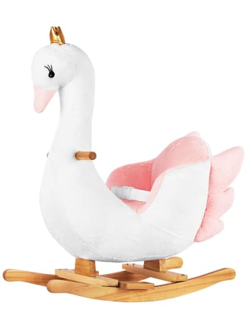 Kikkaboo Schaukeltier Schwan mit Sitz in weiß