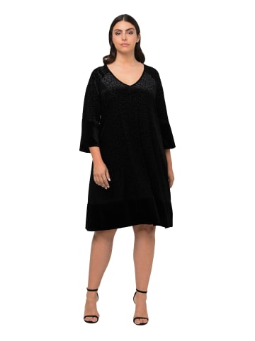 Ulla Popken Midikleid in schwarz