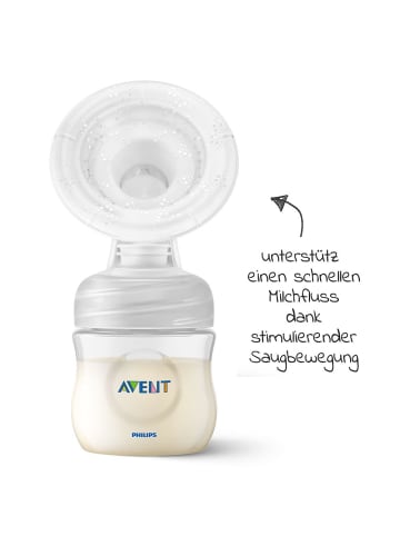 Philips Avent Hand-Milchpumpe Natural Motion - SCF430/ in weiss