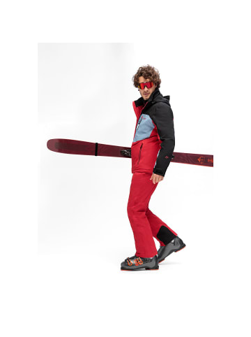 Maier Sports Latz- / Trägerhosen Anton in Rot4584