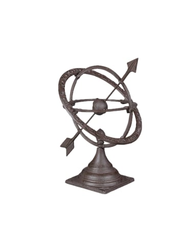 Sonnenuhr in Braun - Ø 42 cm