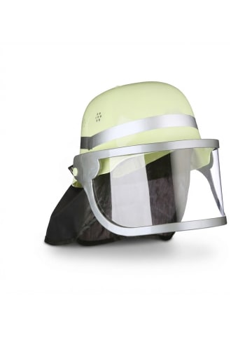 relaxdays 2 x Feuerwehrhelm in Gelb - (B)22,5x (H)24,5 x (T)28 cm