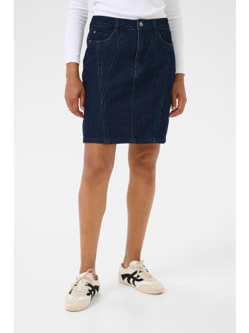 Kaffe Denimrock KAeloise Regular fit in Dark Blue Denim