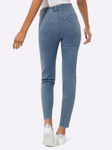 creation L 5-Pocket-Jeans in blue-bleached