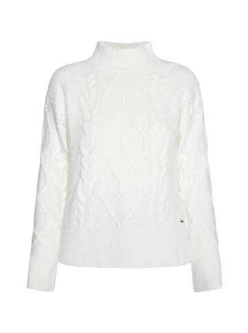 DreiMaster Vintage Strickpullover in Wollweiss