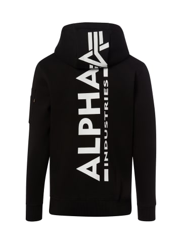 Alpha Industries Kapuzenpullover in schwarz - 0001