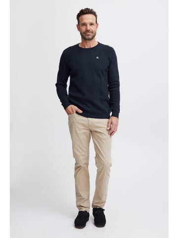 FQ1924 Strickpullover FQKyle crew neck in blau