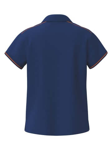 erima Damen Poloshirt in new navy/orange