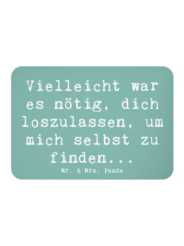 Mr. & Mrs. Panda Kühlschrankmagnet Spruch Liebeskummer Selbstfin... in Meeresbrise