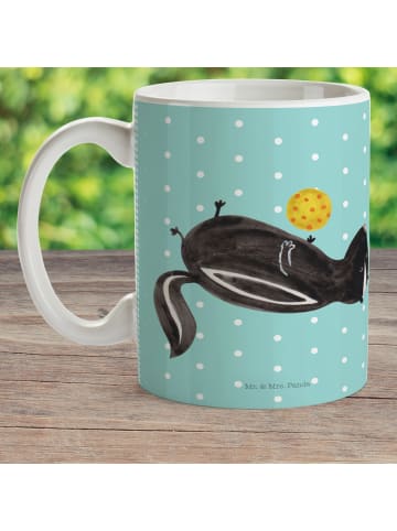 Mr. & Mrs. Panda Pott Stinktier Ball ohne Spruch in Türkis Pastell