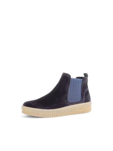 Gabor Fashion Chelsea Boots in blau