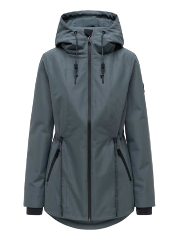 Navahoo Outdoorjacke Blumentanz 14 in Blue Grey