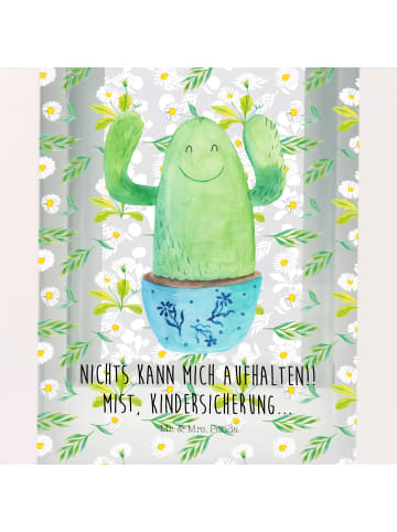 Mr. & Mrs. Panda Laterne Kaktus Happy mit Spruch in Transparent