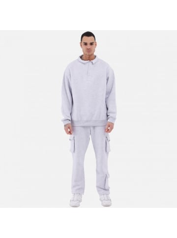 COFI 1453 Jogginganzug Set Jogger Pullover Oversize Fit in Beige