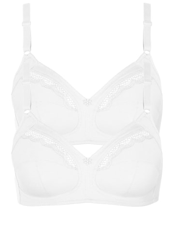 Lisca 2er Pack Soft BH in white