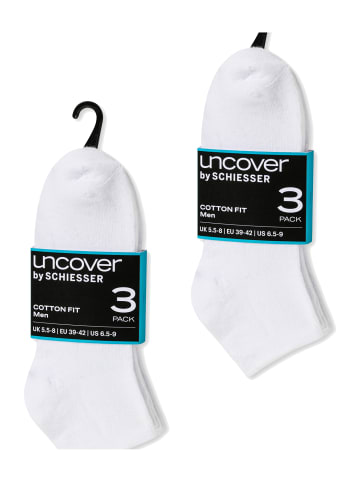 Schiesser Sneakersocken Uncover in Weiß