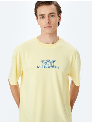KOTON TSHIRT SS in Gelb