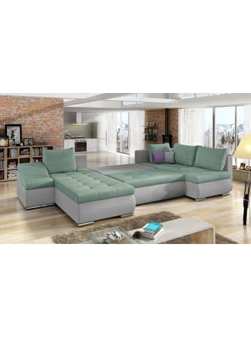 MF Design Gio Recamiere Links in Schwarz -  (L) 190 x (B) 351 x (H) 82 cm