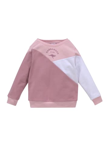 Kangaroos Sweatshirt in rosa