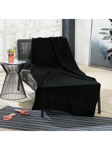 REDBEST Frottier Liegetuch Chicago in schwarz