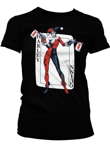 DC Commics Harley Quinn Shirt in Schwarz