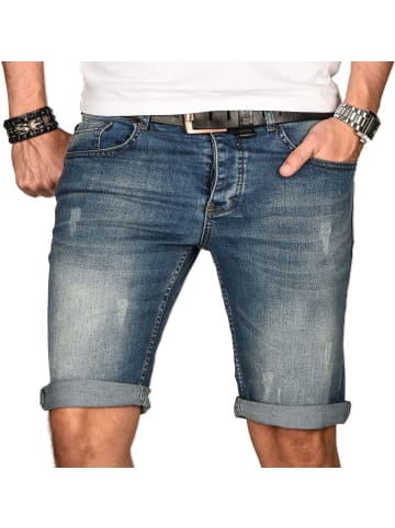 Alessandro Salvarini Jeansshorts Salvarini-Shorts-Multi1 in Dunkelblau