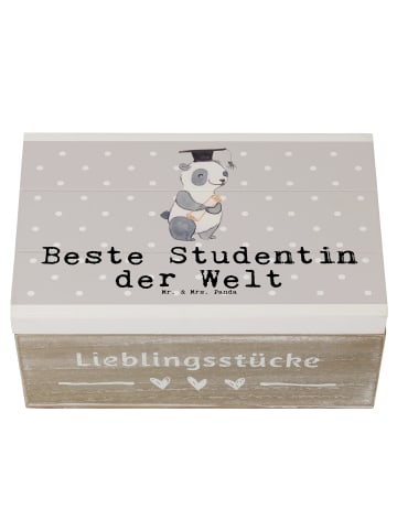 Mr. & Mrs. Panda Geschenkbox Pinguin Beste Studentin der Welt mi... in Grau Pastell