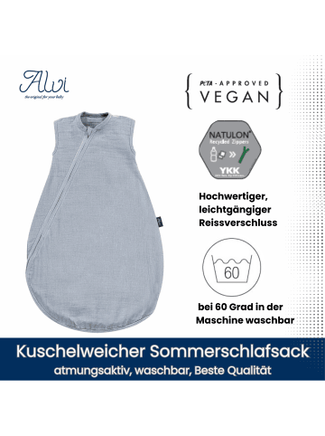 Kinderhaus Blaubär Baby Mäxchen Sommertraum Mullschlafsack TOP in Sky Way