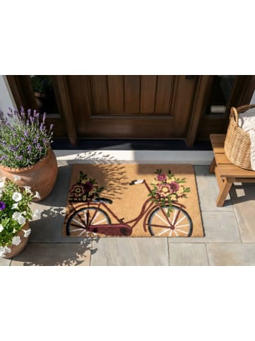 Beliani Fußmatte AVAK in /Bunt - (W) 50 x (L) 80 cm