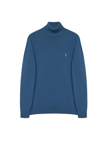 Polo Club Pullover in Denimblau