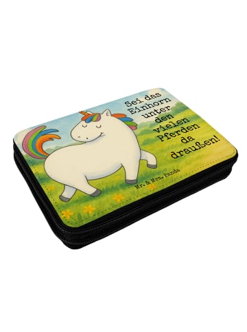 Mr. & Mrs. Panda Menschrmäppchen Einhorn Stolzieren Design mit... in Weiß