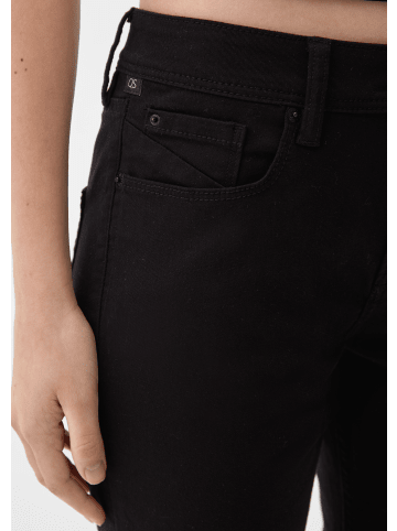 QS Jeans-Hose 3/4 in Schwarz