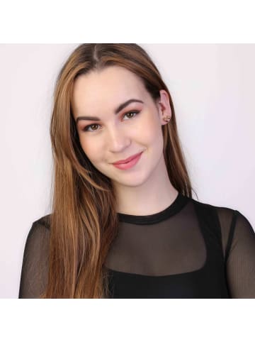 Lucardi 375 Gold Ohrringe Rund