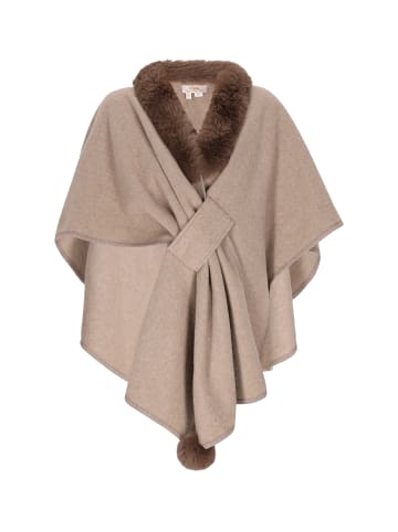 usha FESTIVAL Poncho in beige melange