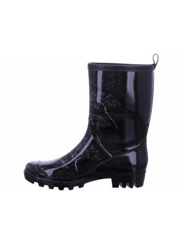 Scandi Regenstiefel Gefüttert in schwarz