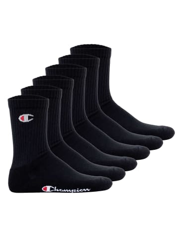 Champion Socken 6er Pack in Schwarz