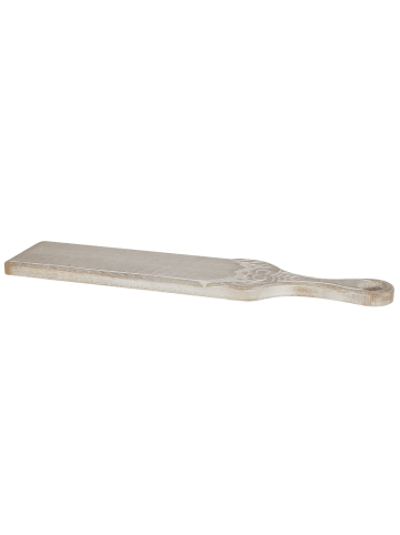 Beliani Serviergeschirr EDFU in Braun/Weiß - (W) 62 x (H) 2 x (L) 14 cm