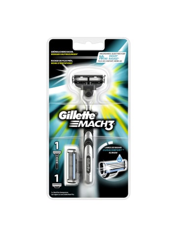 Gillette Nassrasierer "MACH3 Rasierer" mit 2 Klingen