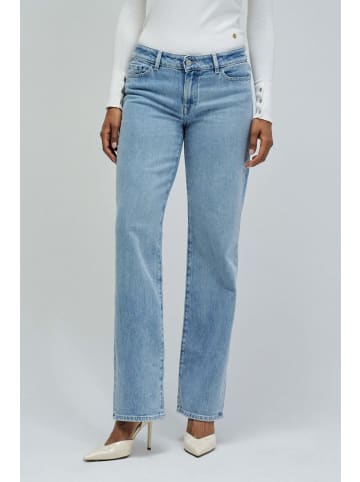 Salsa Jeans Jeans Low Rise Straight - Straight Fit - in Medium Light