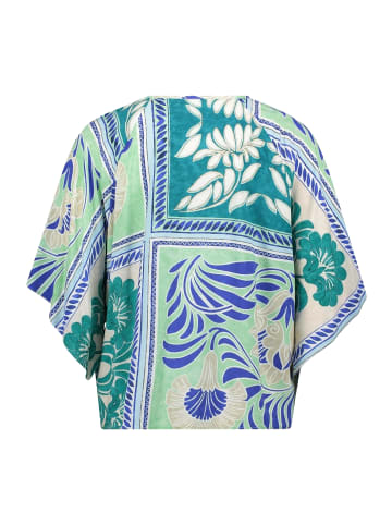 CARTOON Casual-Bluse mit Muster in Green/Blue