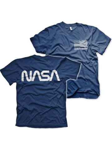 Nasa T-Shirt in Blau