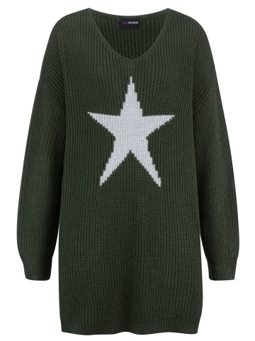 MIAMODA Pullover in olive