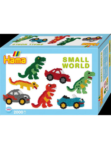 Hama Geschenkpackung Kleine Welt, Auto/Dino, Midi-Bügelperlen - ab 5 Jahren