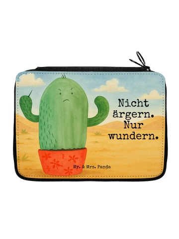 Mr. & Mrs. Panda Stifteetui Kaktus Wut Design mit Spruch in Weiß