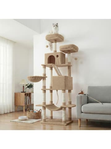 Feandrea Katzenbaum Clawfy in Braun - (B)48.5 x (H)203.5 x (T)59 cm