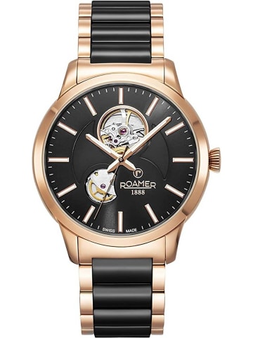 Roamer Schweizer Uhr C-Line Rosegold in mehrfarbig