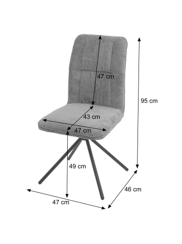 MCW 2er-Set Esszimmerstuhl N99 Auto-Return, Hellbraun