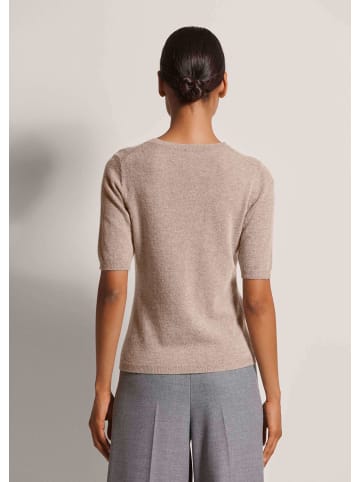 MADELEINE Feinstrickpullover mit Kaschmiranteil in berber / melange